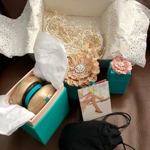 Tieks Metallic Champagne Sz 9 NIB